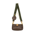 LOUIS VUITTON MULTI POCHETTE ACCESSORIES KHAKI STRAP MONOGRAM CANVAS GHW