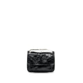 SAINT LAURENT NIKI BABY LEATHER BLACK SHW