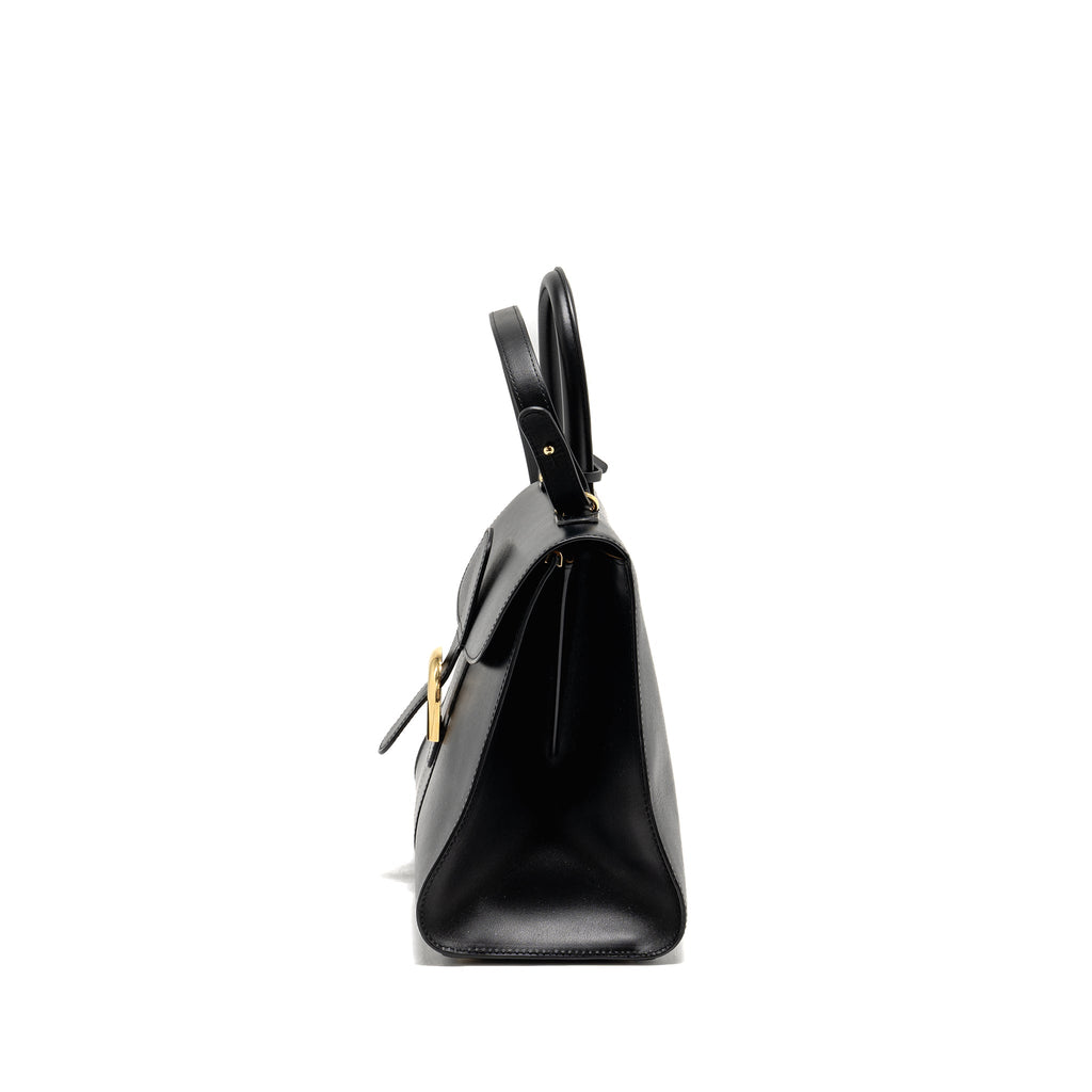 DELVAUX BRILLIANT MM CALFSKIN BLACK GHW