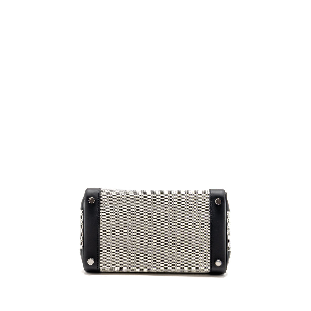 HERMES BIRKIN 25 TOILE SWIFT / CANVAS BLACK SHW