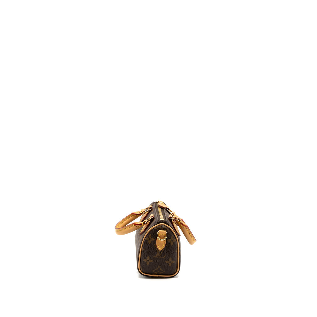 LOUIS VUITTON NANO SPEEDY MONOGRAM CANVAS GHW