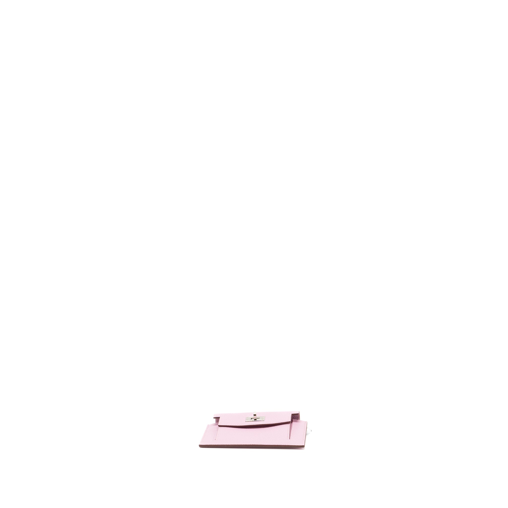 HERMES KELLY POCKET COMPACT WALLET EPSOM X9 MAUVE SYLVESTRE SHW