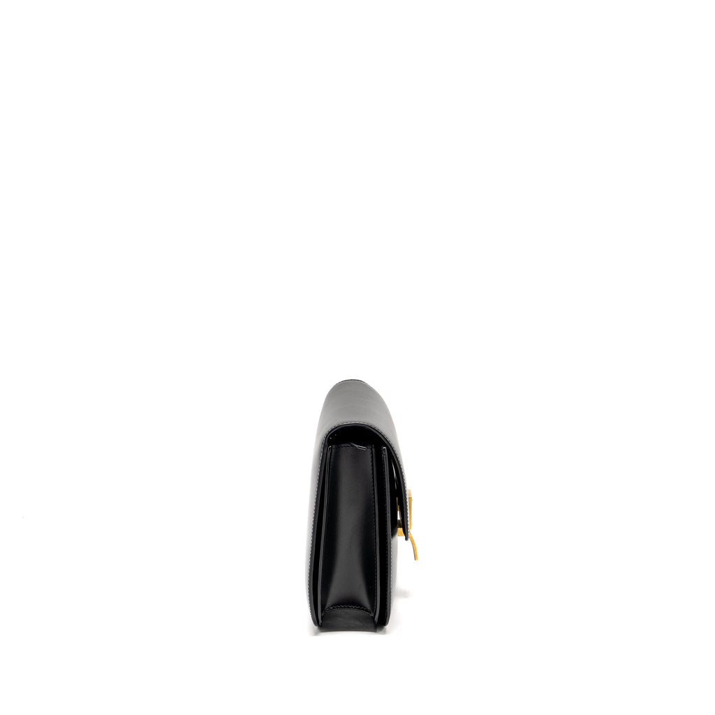 CELINE MEDIUM CLASSIC BOX BAG CALFSKIN BLACK GHW