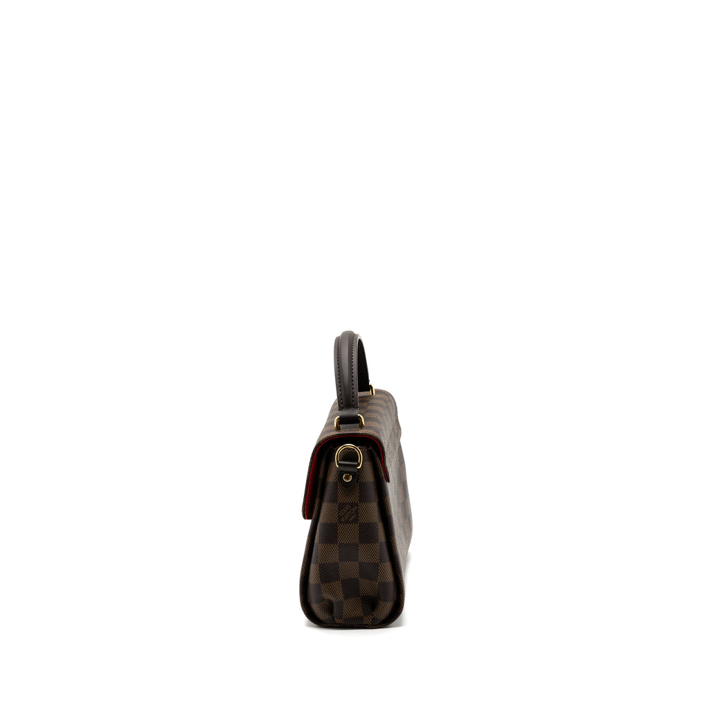 LOUIS VUITTON CROISETTE DAMIER EBENE CANVAS GHW