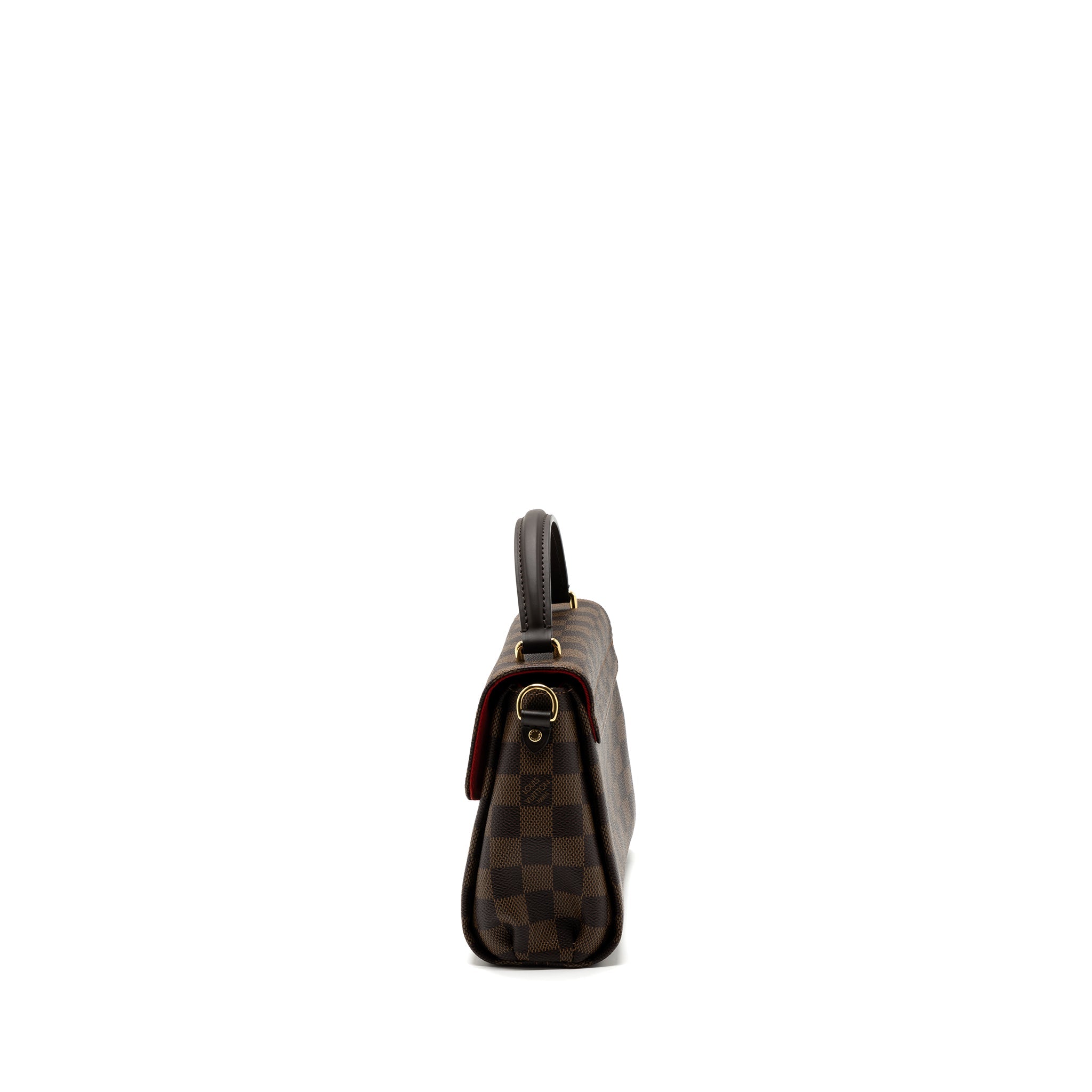 LOUIS VUITTON CROISETTE DAMIER EBENE CANVAS GHW