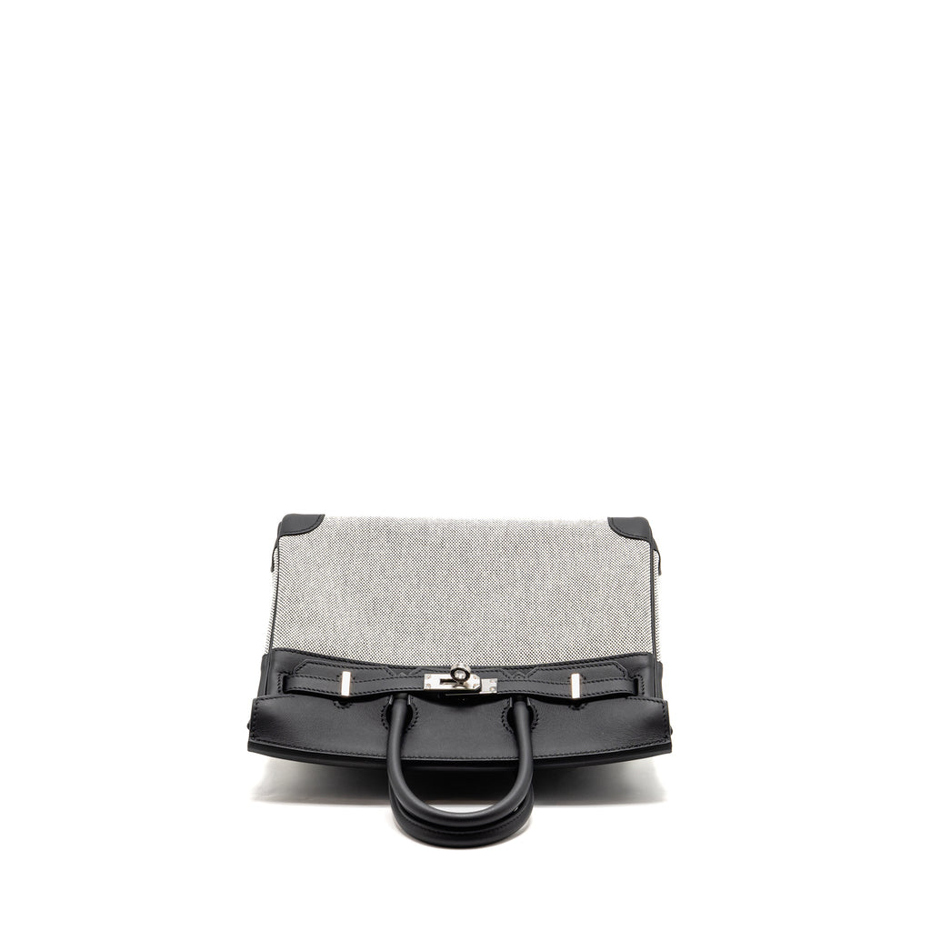 HERMES BIRKIN 25 TOILE SWIFT / CANVAS BLACK SHW
