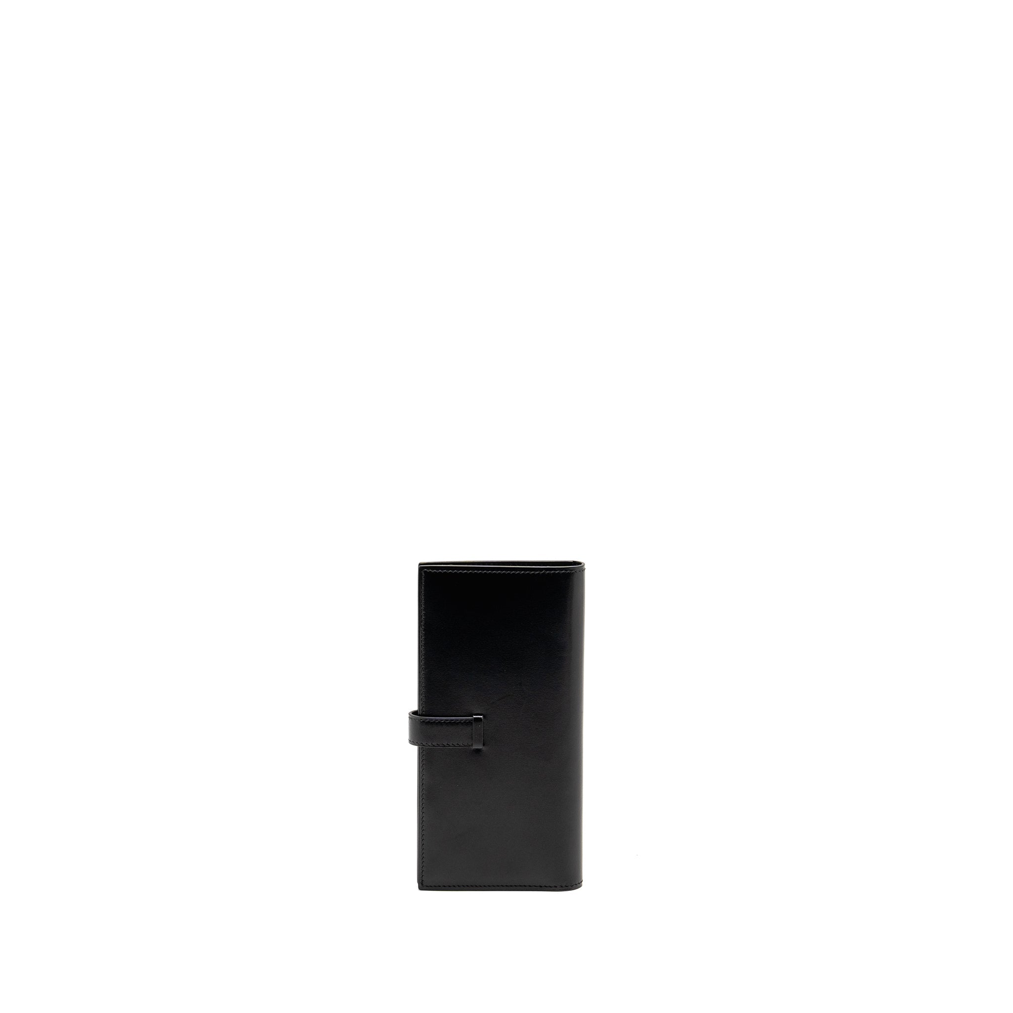 HERMES BEARN WALLET BOX BLACK GHW