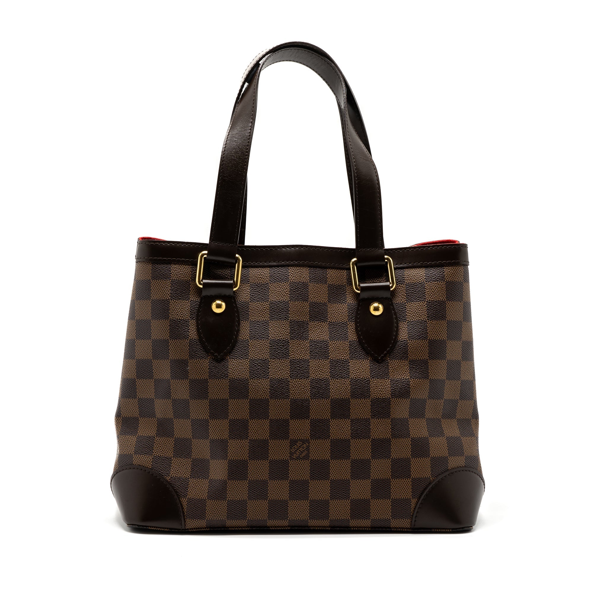 LOUIS VUITTON HAMSTEAD TOTE BAG DAMIER EBENE GHW