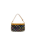 LOUIS VUITTON POCHETTE ACCESSORIES CANVAS BLACK MULTICOLOUR GHW