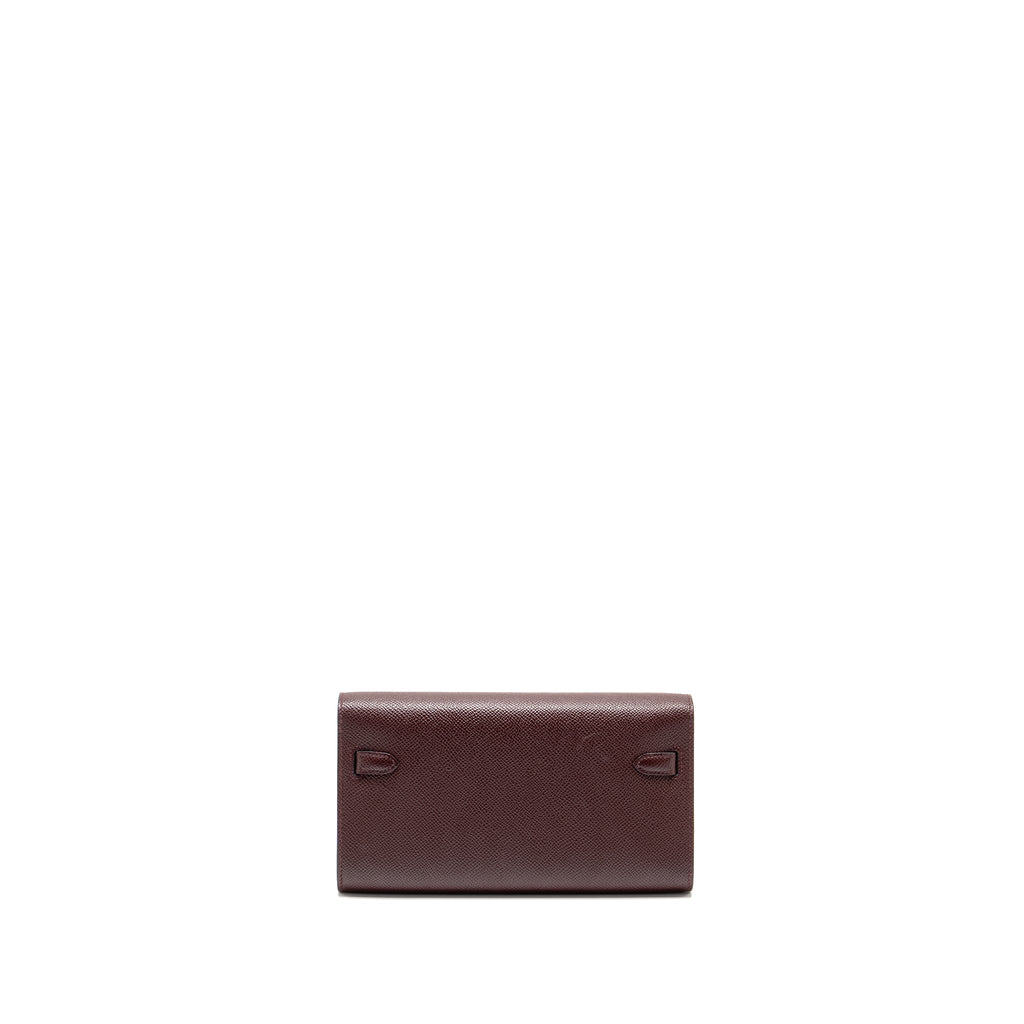 HERMES KELLY TO GO EPSOM BORDEAUX GHW