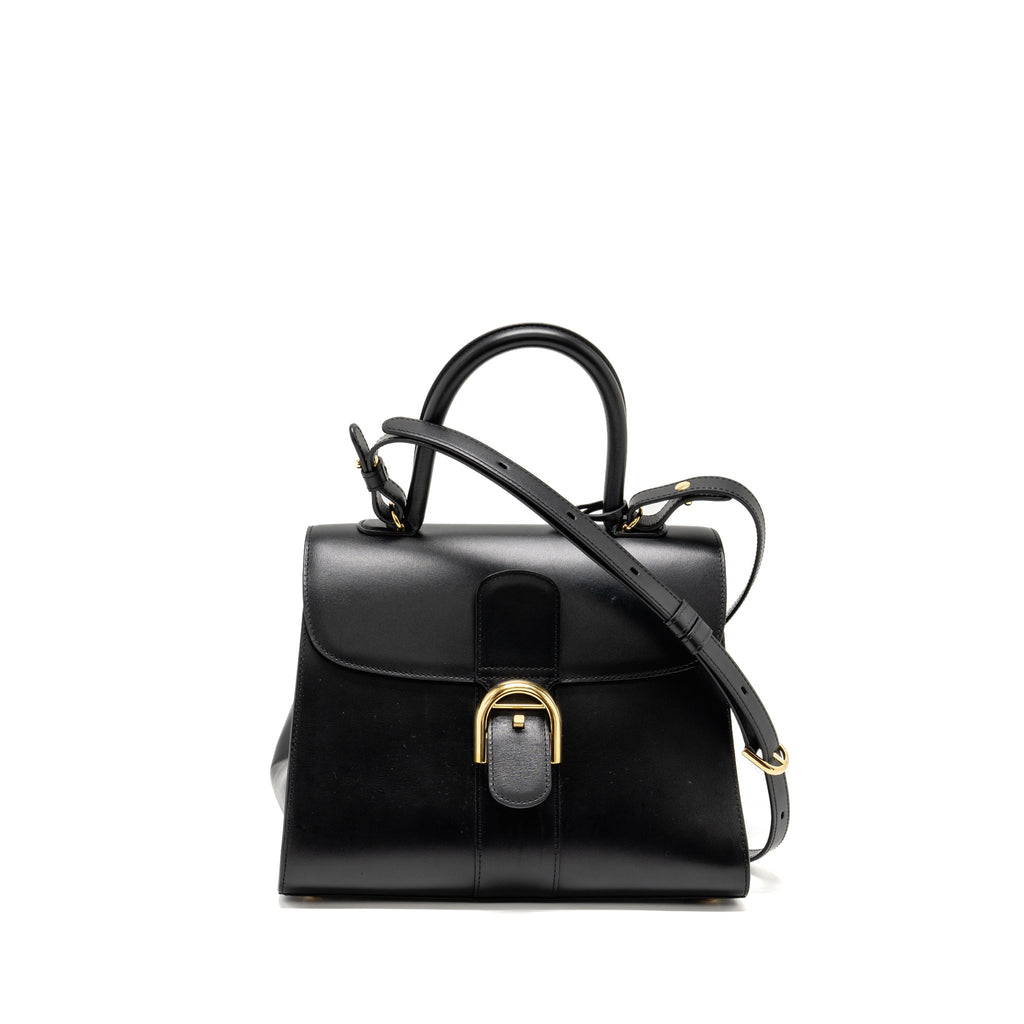 DELVAUX BRILLIANT MM CALFSKIN BLACK GHW