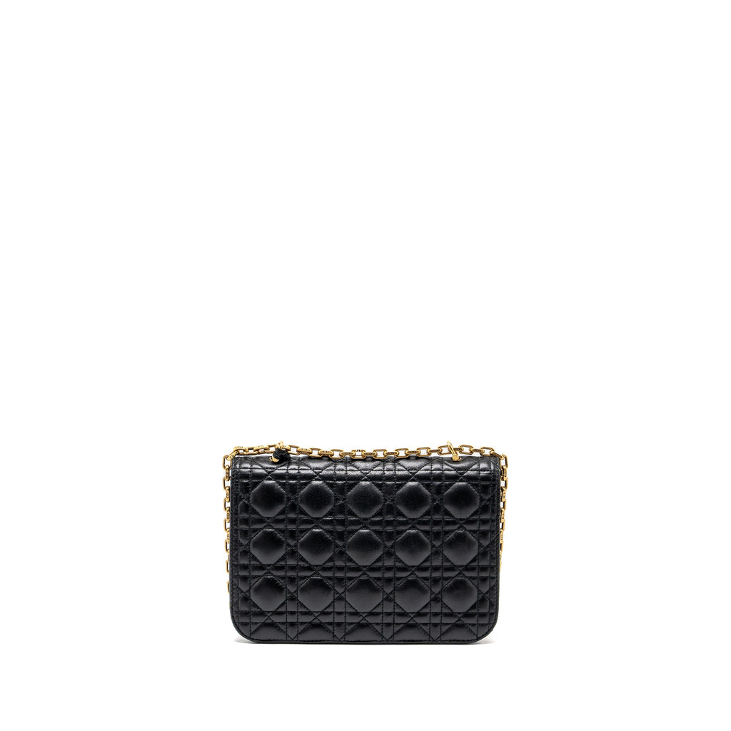 DIOR ADDICT FLAP BAG LAMBSKIN BLACK GHW
