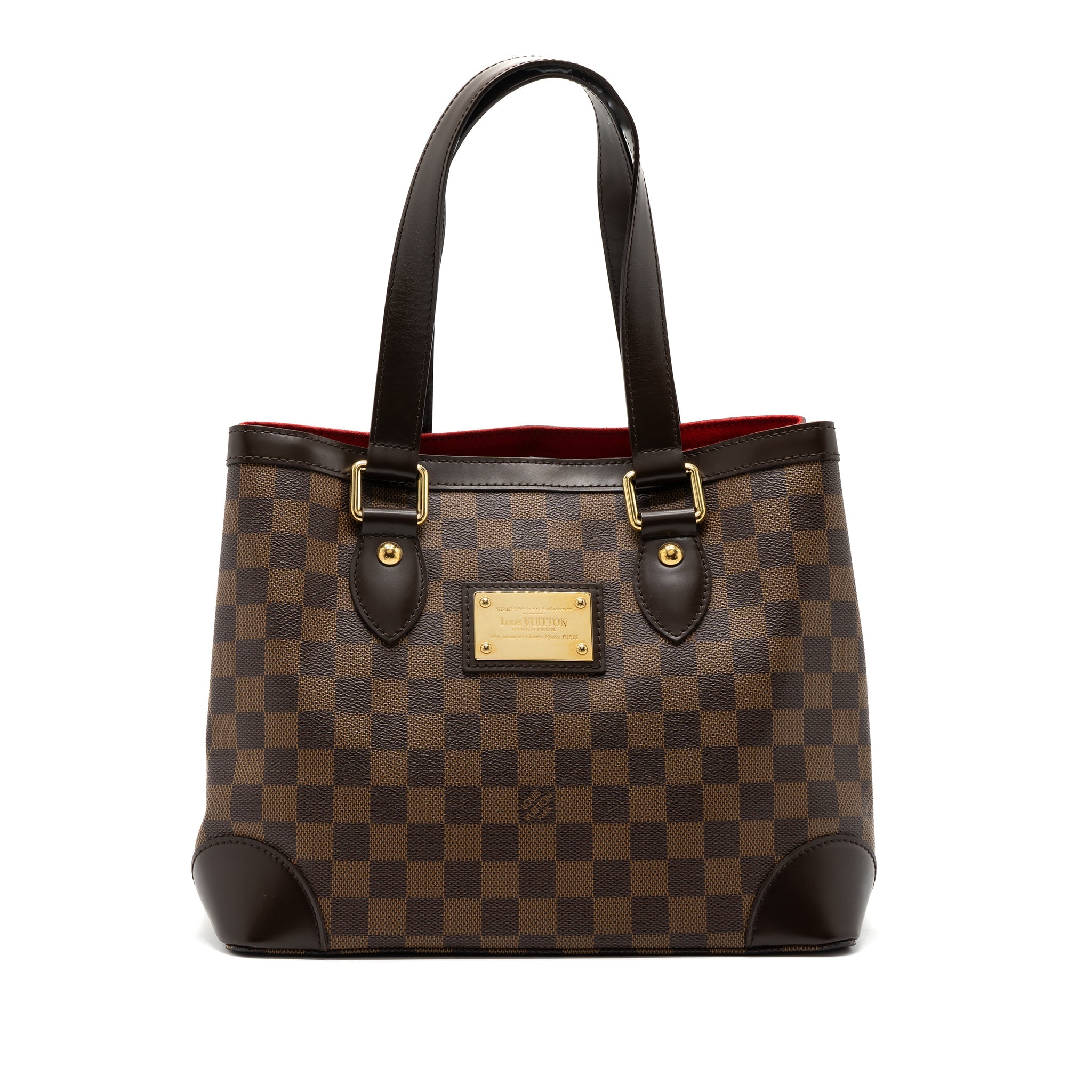 LOUIS VUITTON HAMSTEAD TOTE BAG DAMIER EBENE GHW