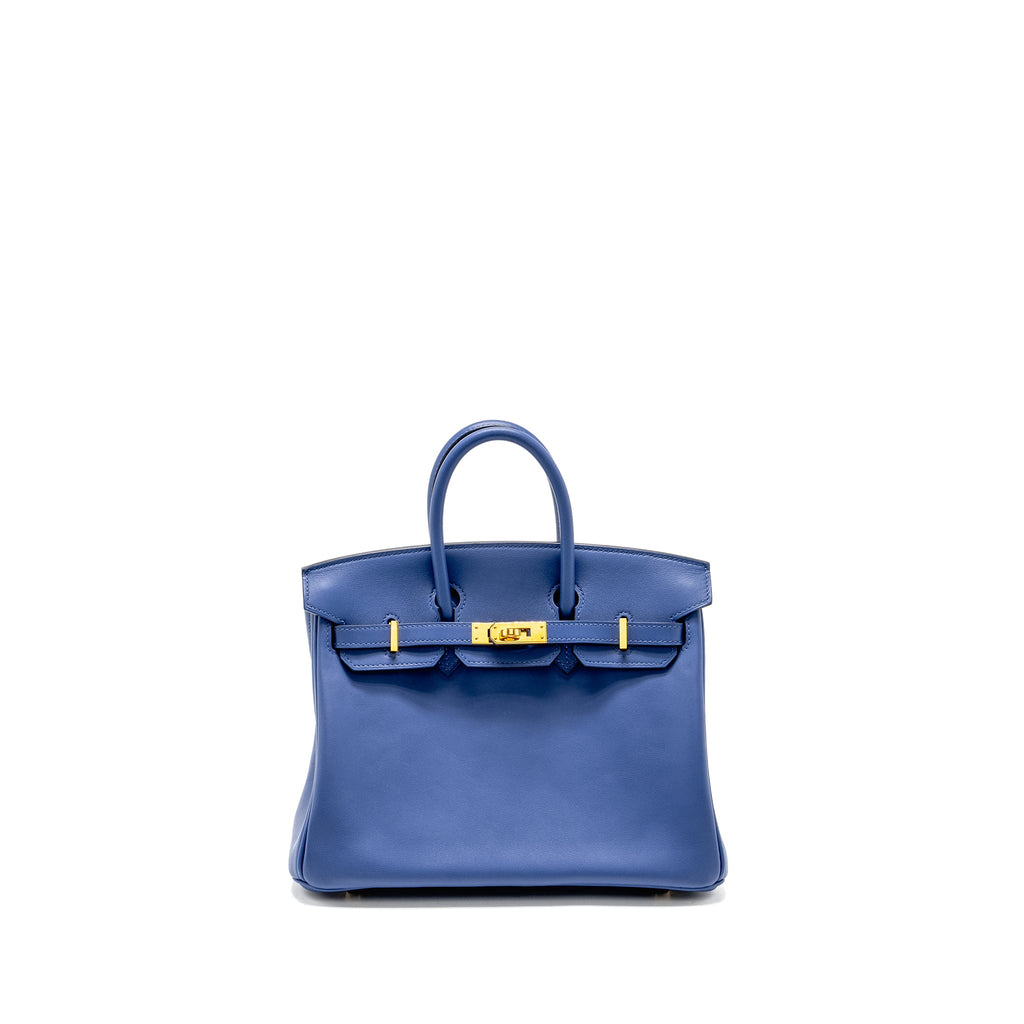 HERMES BIRKIN 25 SWIFT BLUE BRIGHTON GHW