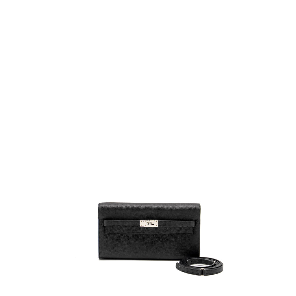 HERMES CLASSIC KELLY TO GO EPSOM BLACK SHW