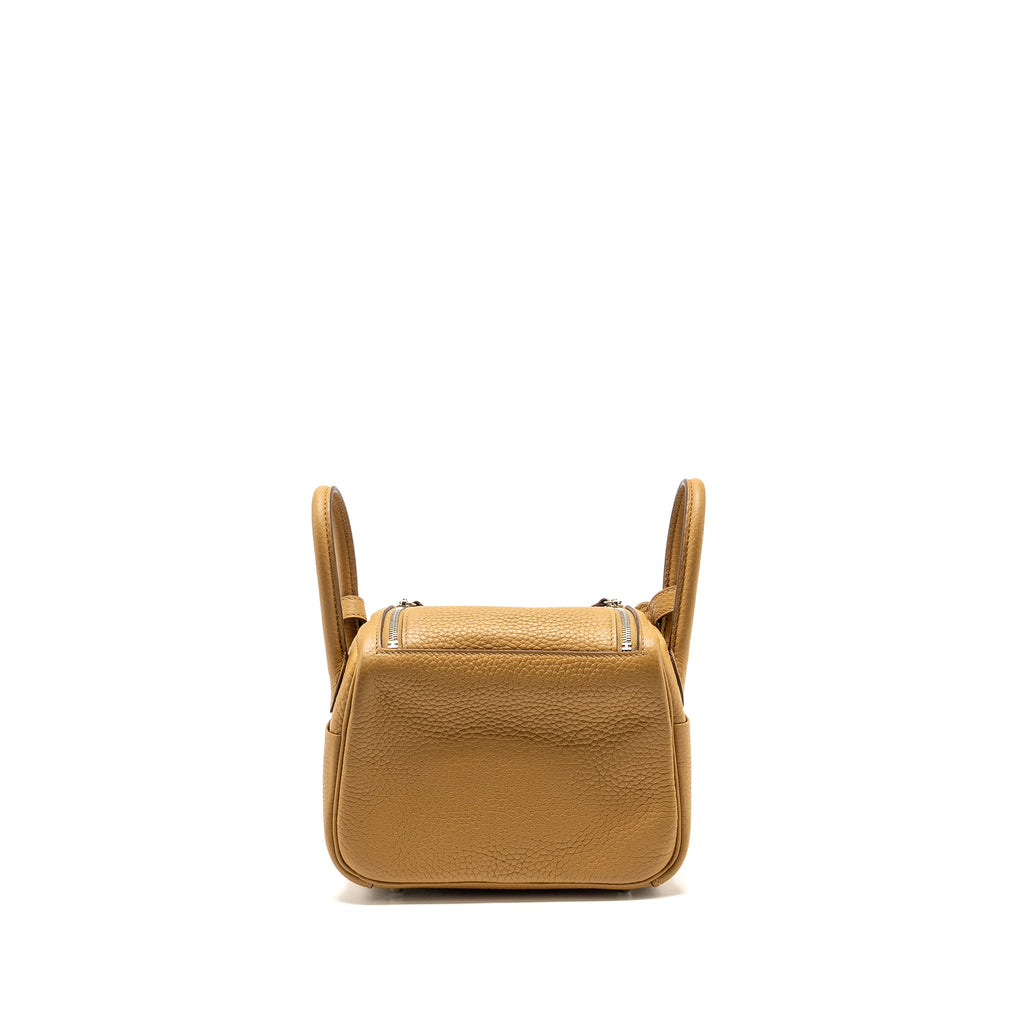 HERMES MINI LINDY CLEMENCE 4B BISCUIT SHW