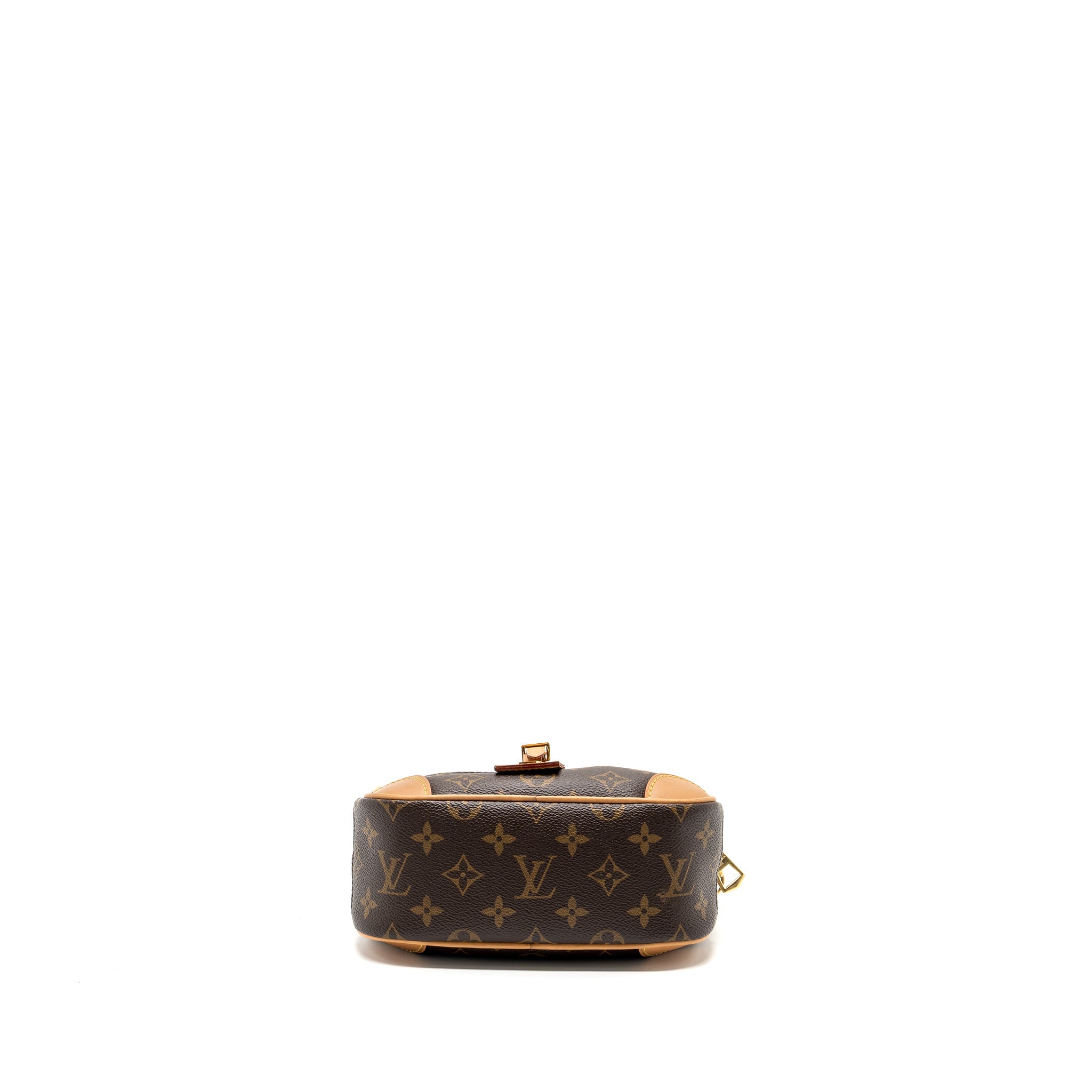 LOUIS VUITTON MINI DEAUVILLE SHOULDER BAG MONOGRAM CANVAS GHW