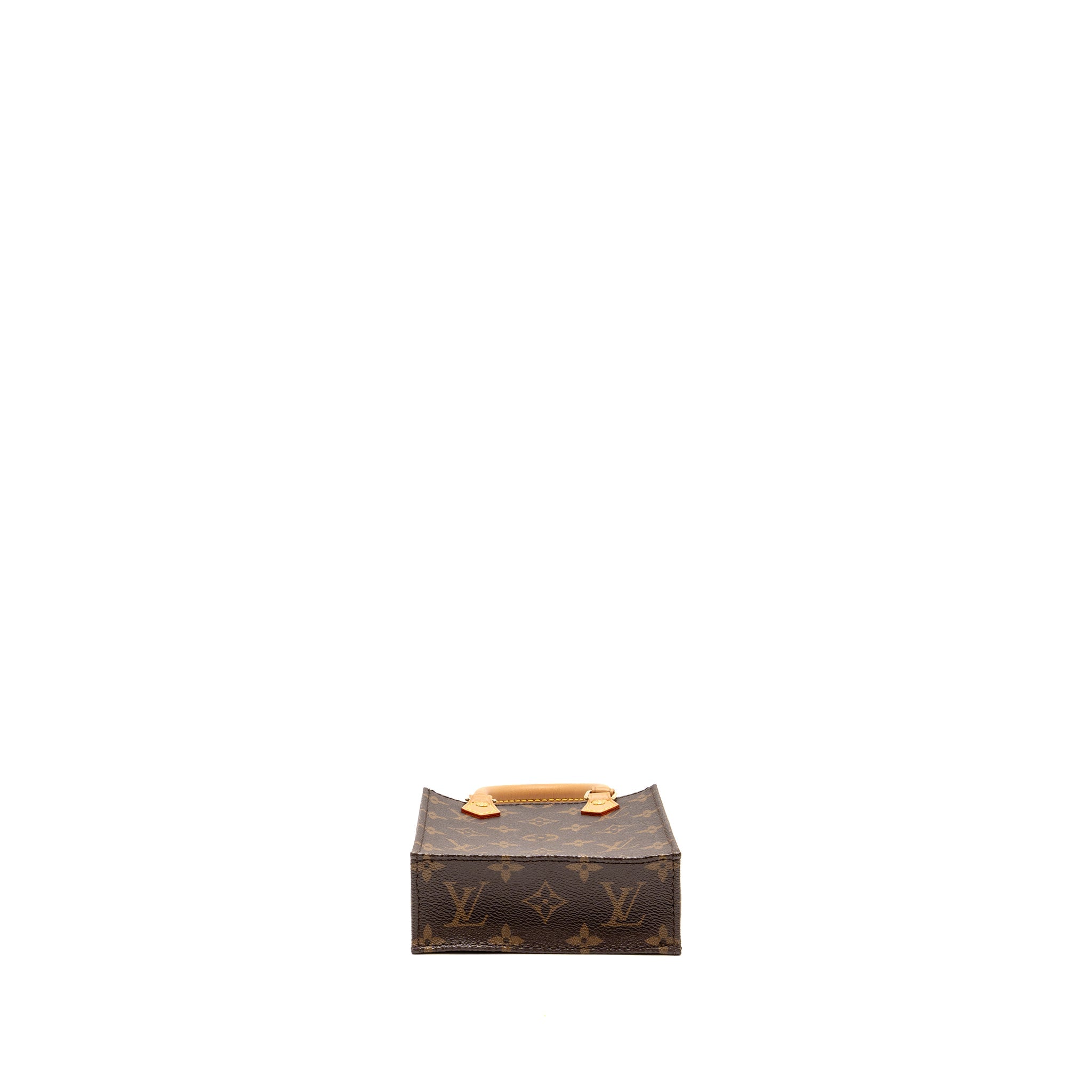 LOUIS VUITTON PETIT SAC PLAT MONOGRAM CANVAS GHW