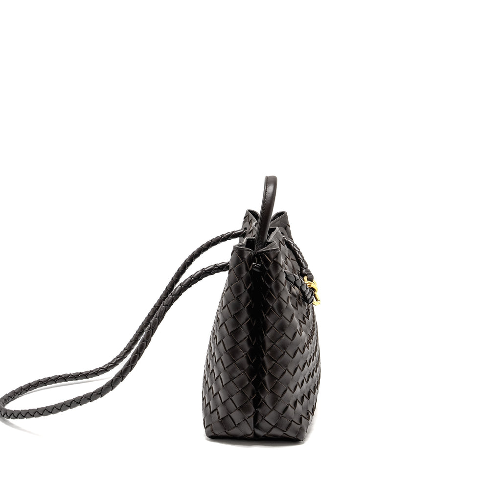 BOTTEGA VENETA MEDIUM ANDIAMO LAMBSKIN FONDANT GHW
