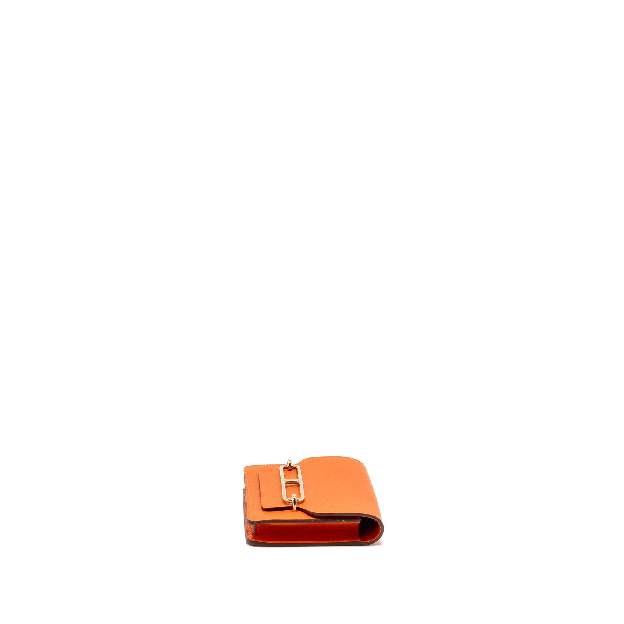 HERMES ROULIS SLIM EVERCOLOR ORANGE GHW