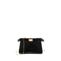 FENDI PEEKABOO I SEE YOU BAG LIZARD BLACK GHW