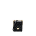 CHANEL NORTH SOUTH BOY BAG CAVIAR BLACK LGHW