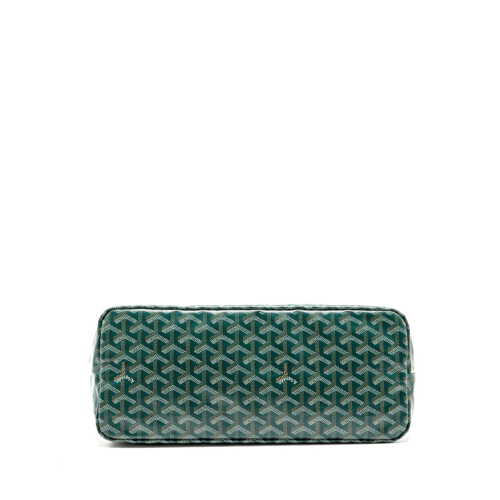 GOYARD BOHEME HOBO BAG GOYARDINE CANVAS GREEN SHW