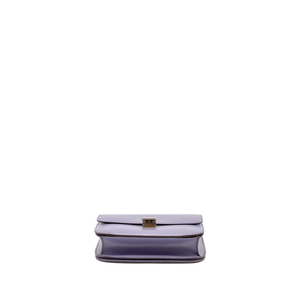 CELINE MEDIUM CLASSIC BOX BAG CALFSKIN PURPLE SHW