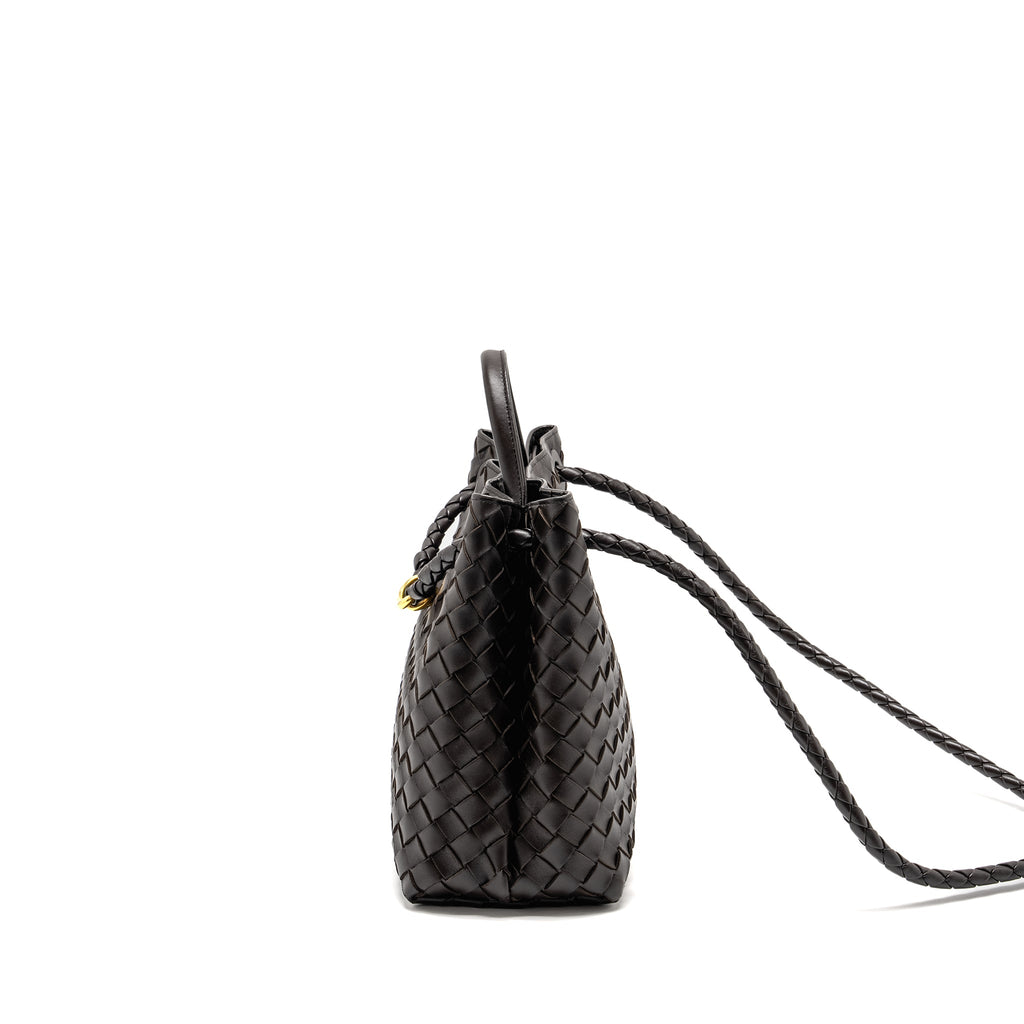 BOTTEGA VENETA MEDIUM ANDIAMO LAMBSKIN FONDANT GHW