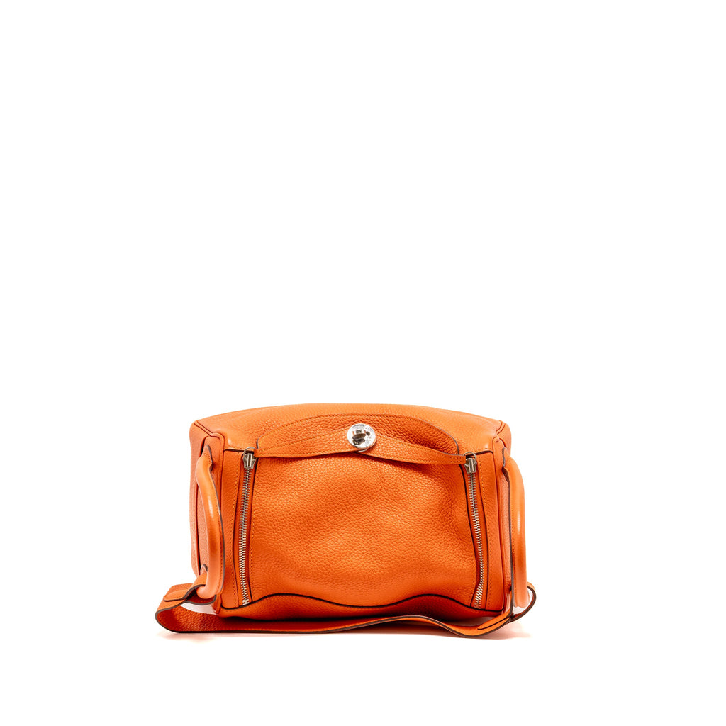 HERMES LINDY 30 CLEMENCE ORANGE SHW