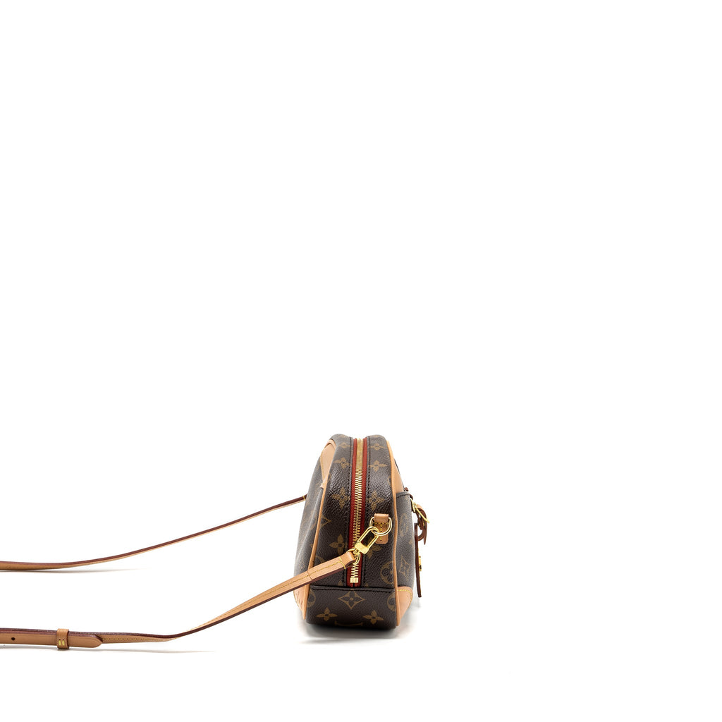 LOUIS VUITTON MINI DEAUVILLE SHOULDER BAG MONOGRAM CANVAS GHW