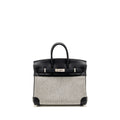 HERMES BIRKIN 25 TOILE SWIFT / CANVAS BLACK SHW