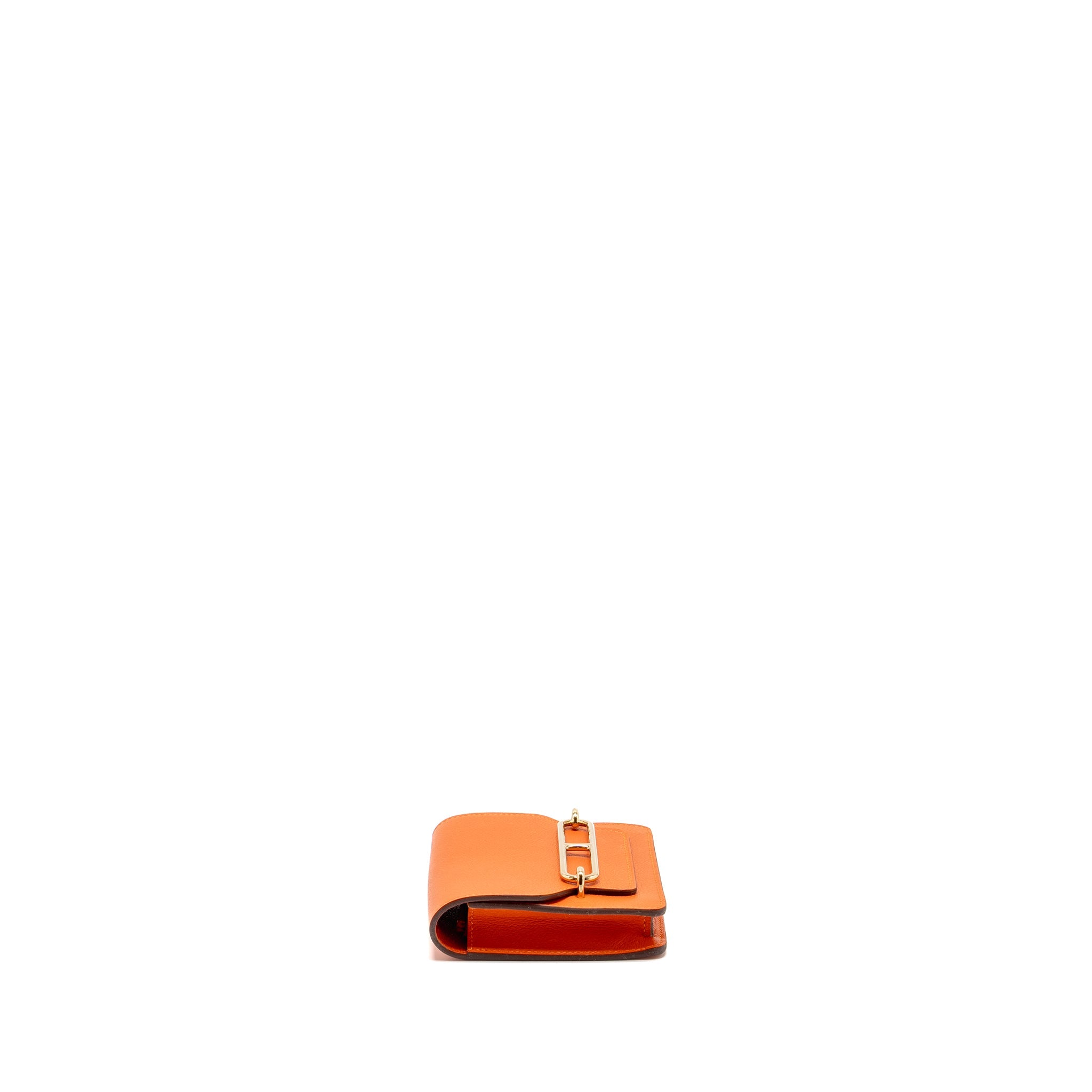 HERMES ROULIS SLIM EVERCOLOR ORANGE GHW