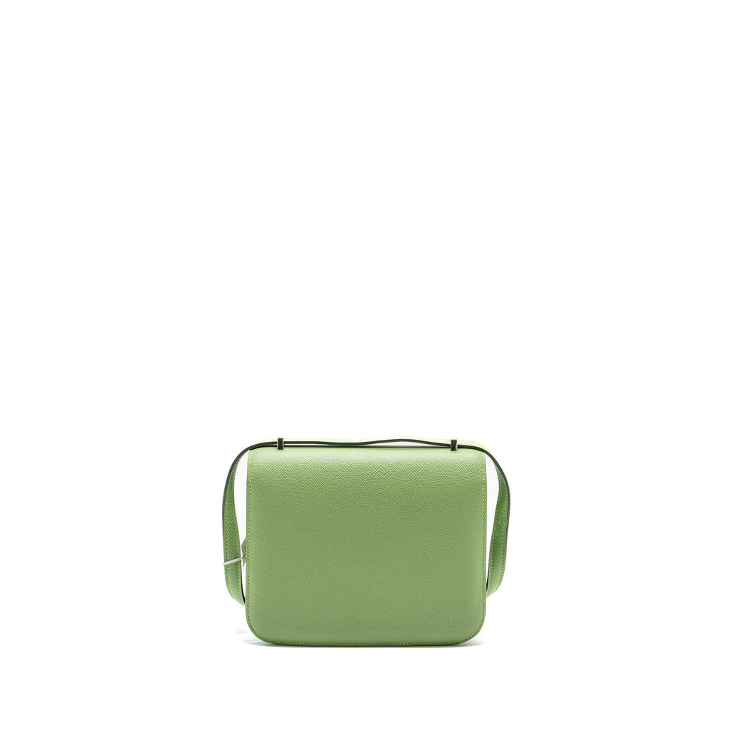 HERMES MINI CONSTANCE EPSOM VERT CRIQUET SHW