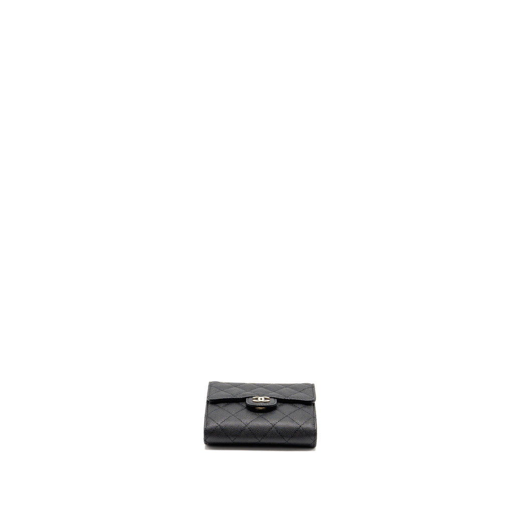 CHANEL 23P MINI CLUTCH WITH CHAIN CAVIAR BLACK LGHW (MICROCHIP)