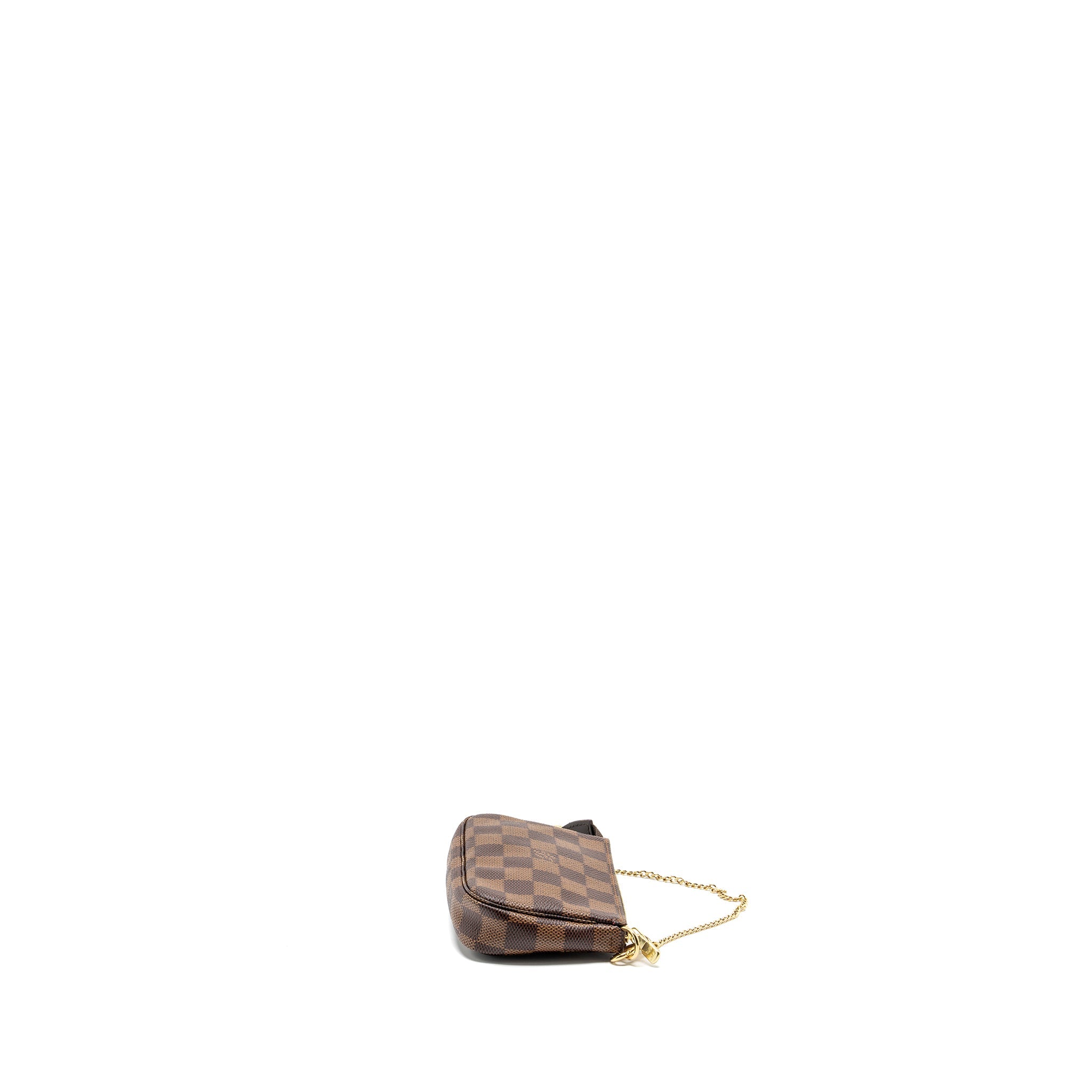 LOUIS VUITTON MINI POCHETTE DAMIER EBENE GHW