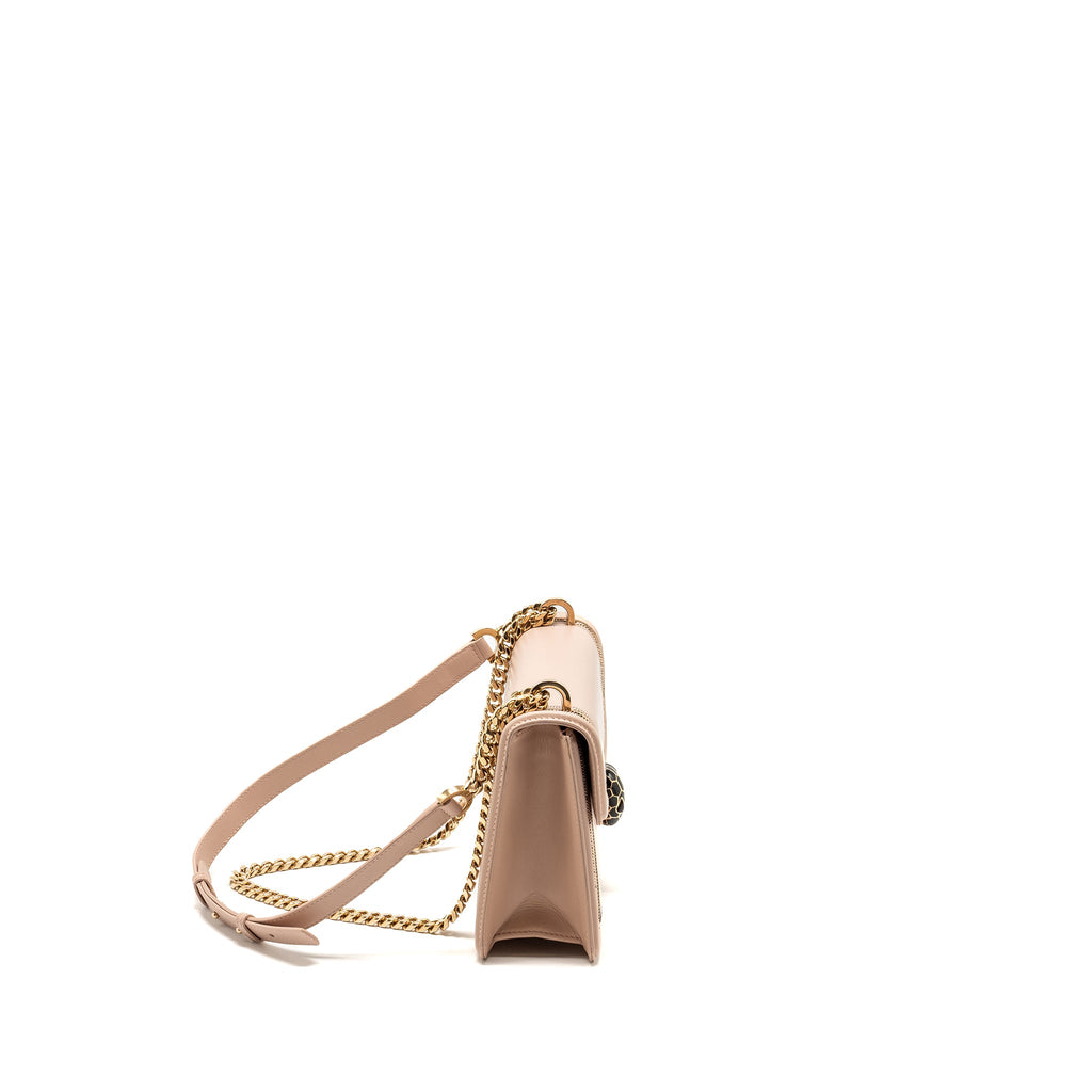 BVLGARI SERPENTI FOREVER SHOULDER BAG LIMITED EDITION PINK GHW