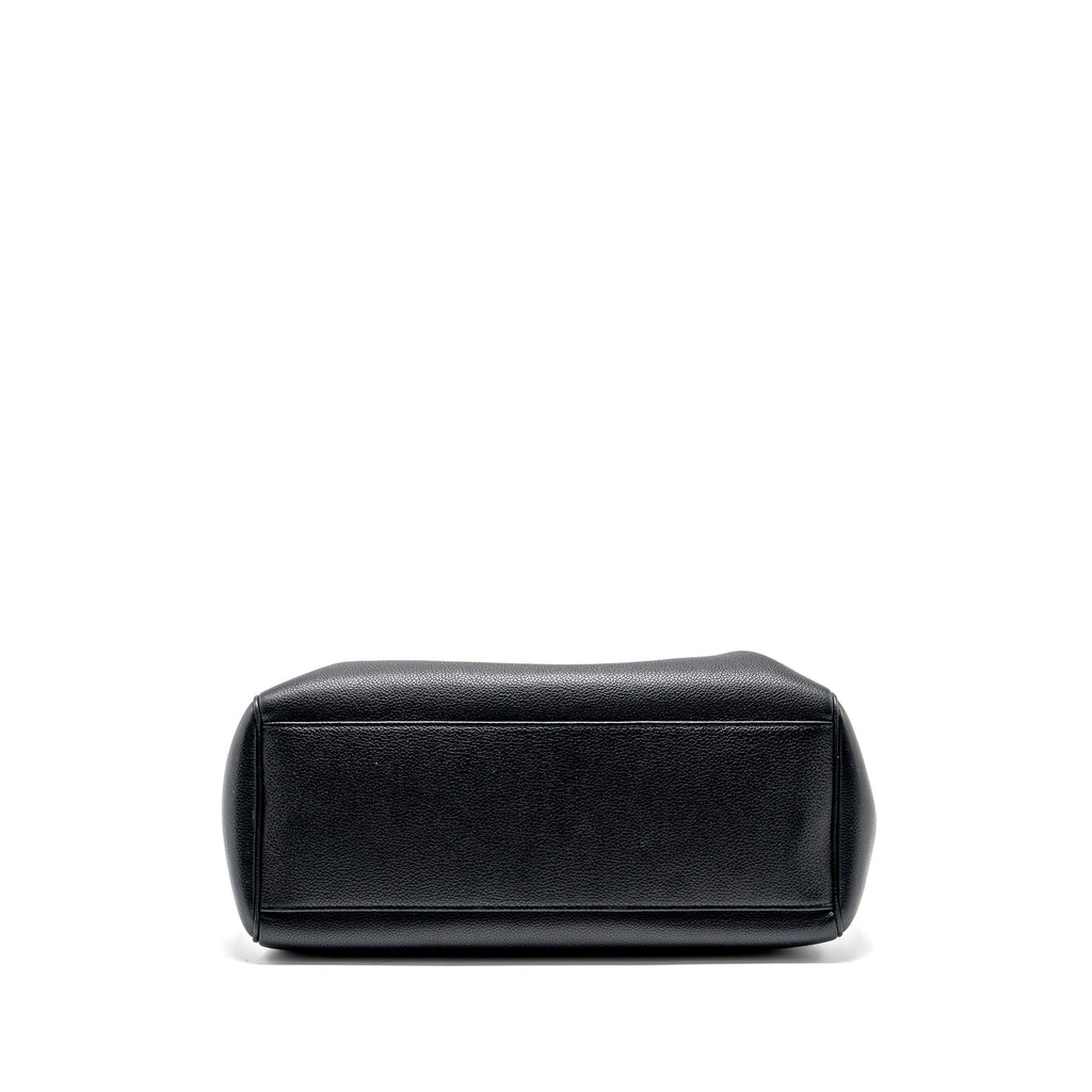 CELINE MEDIUM SOFT 16 BAG GRAINED CALFSKIN BLACK GHW