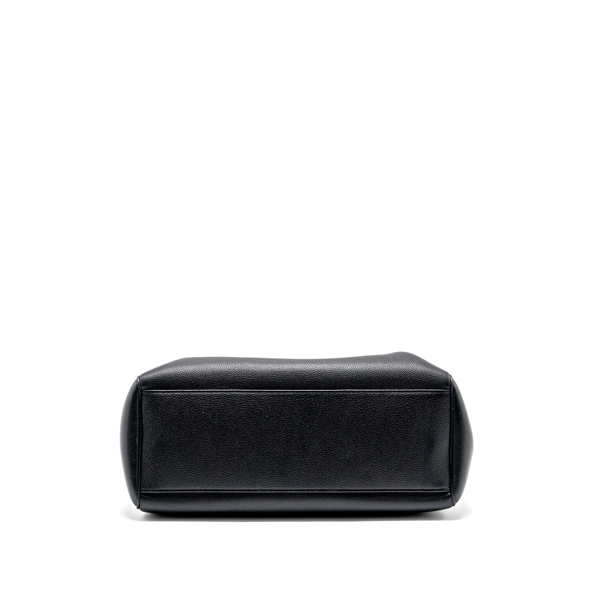 CELINE MEDIUM SOFT 16 BAG GRAINED CALFSKIN BLACK GHW