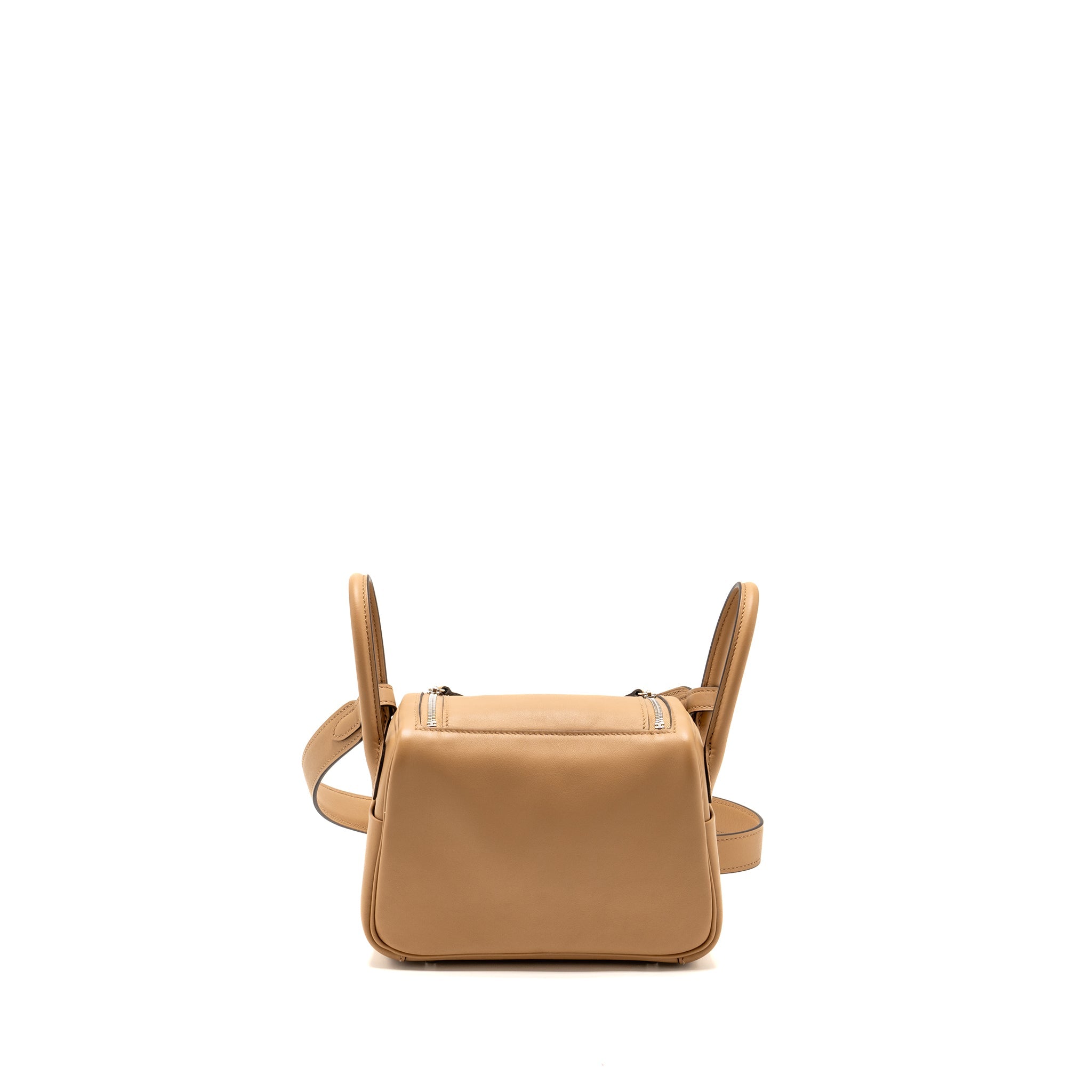 HERMES MINI LINDY SWIFT CHAI / MAUVE SYLVESTRE SHW