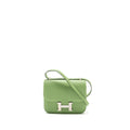 HERMES MINI CONSTANCE EPSOM VERT CRIQUET SHW