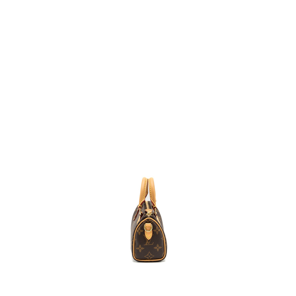 LOUIS VUITTON NANO SPEEDY MONOGRAM CANVAS GHW