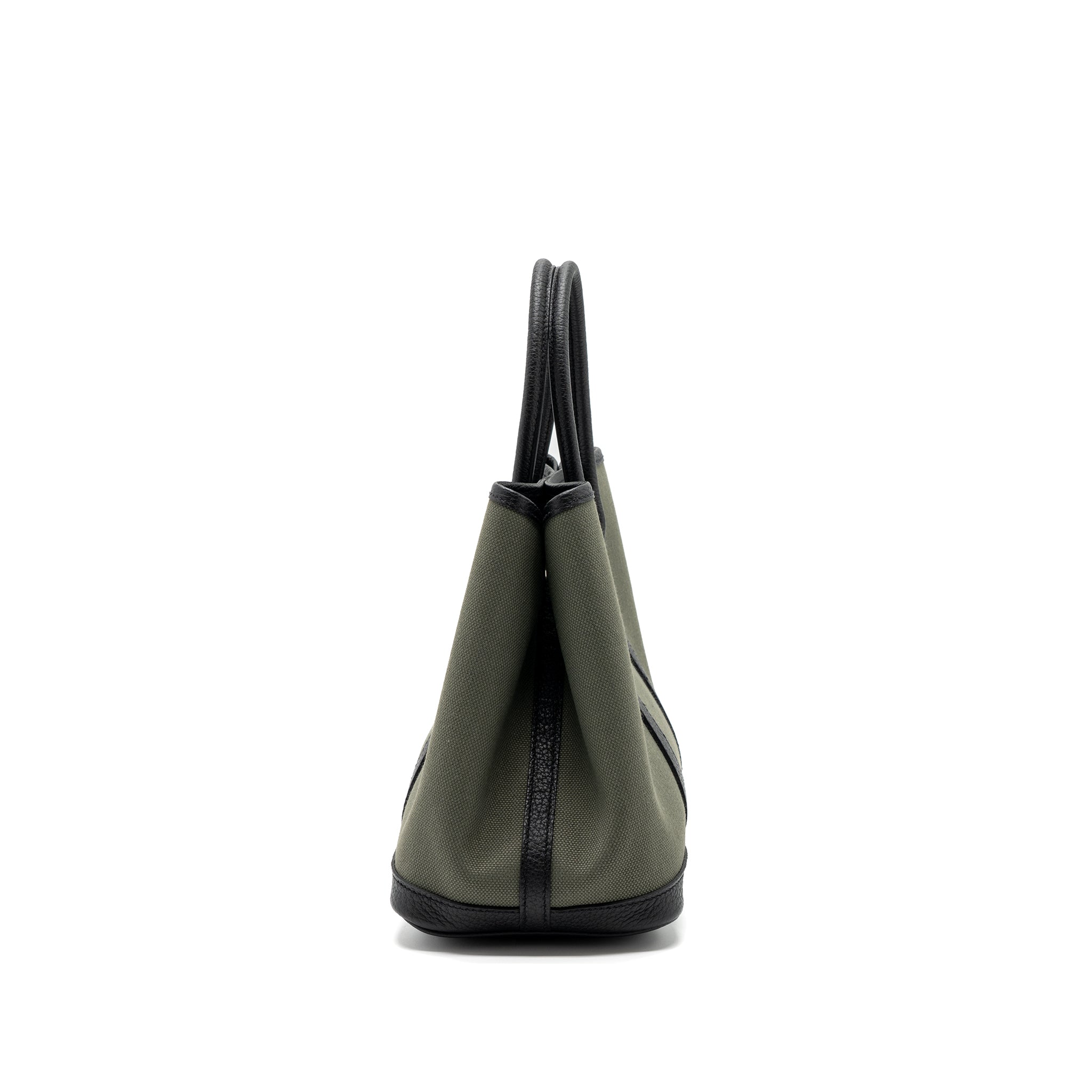 HERMES GARDEN PARTY 30 CANVAS / NEGONDA VERT DE CRIS / BLACK SHW