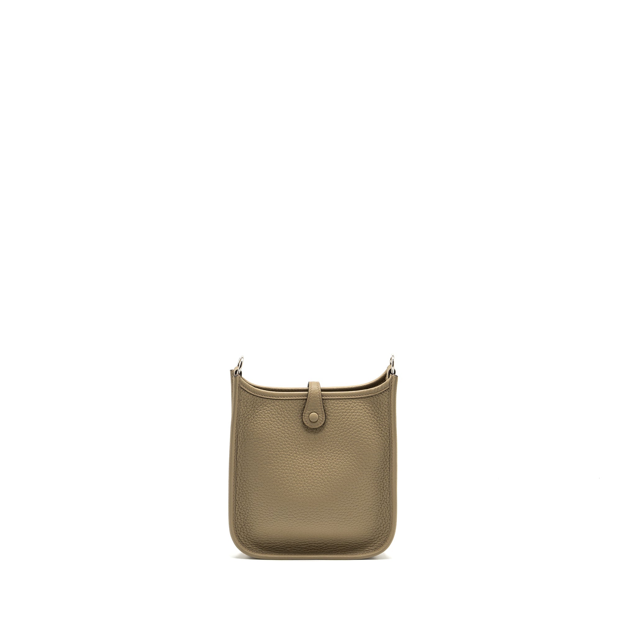 HERMES MINI EVELYN CLEMENCE BEIGE MARFA WITH MULTICOLOUR STRAP SHW