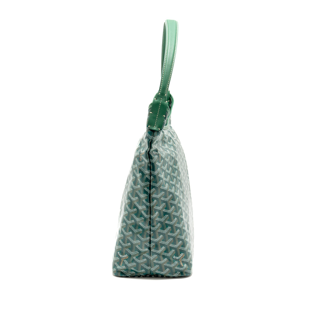 GOYARD BOHEME HOBO BAG GOYARDINE CANVAS GREEN SHW