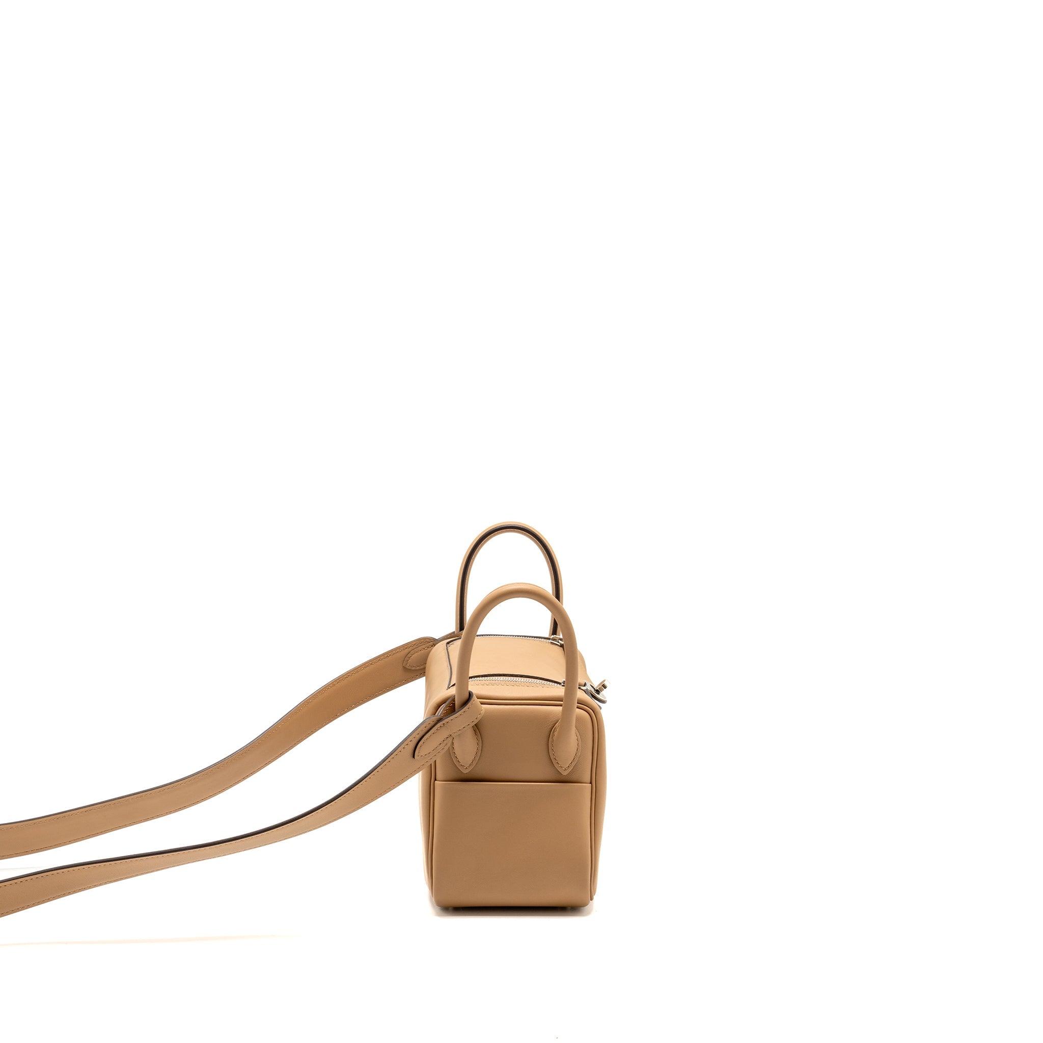 HERMES MINI LINDY SWIFT CHAI/MAUVE SYLVESTRE SHW