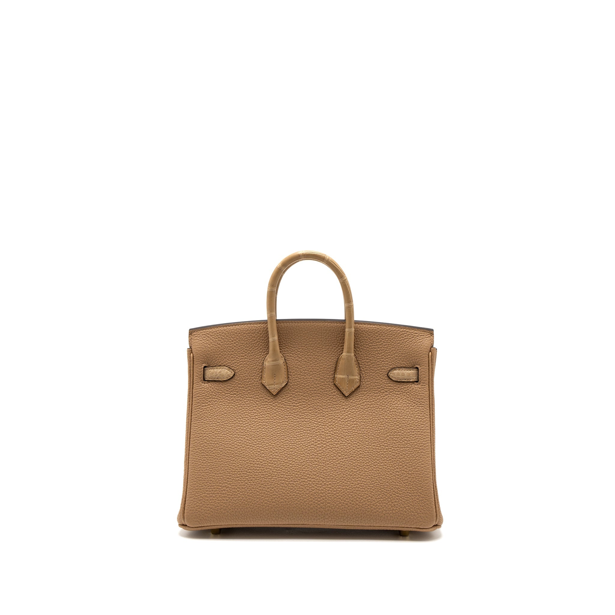HERMES TOUCH BIRKIN 25 ALLIGATOR MISSISSIPPIENSIS/TOGO CHAI LGHW