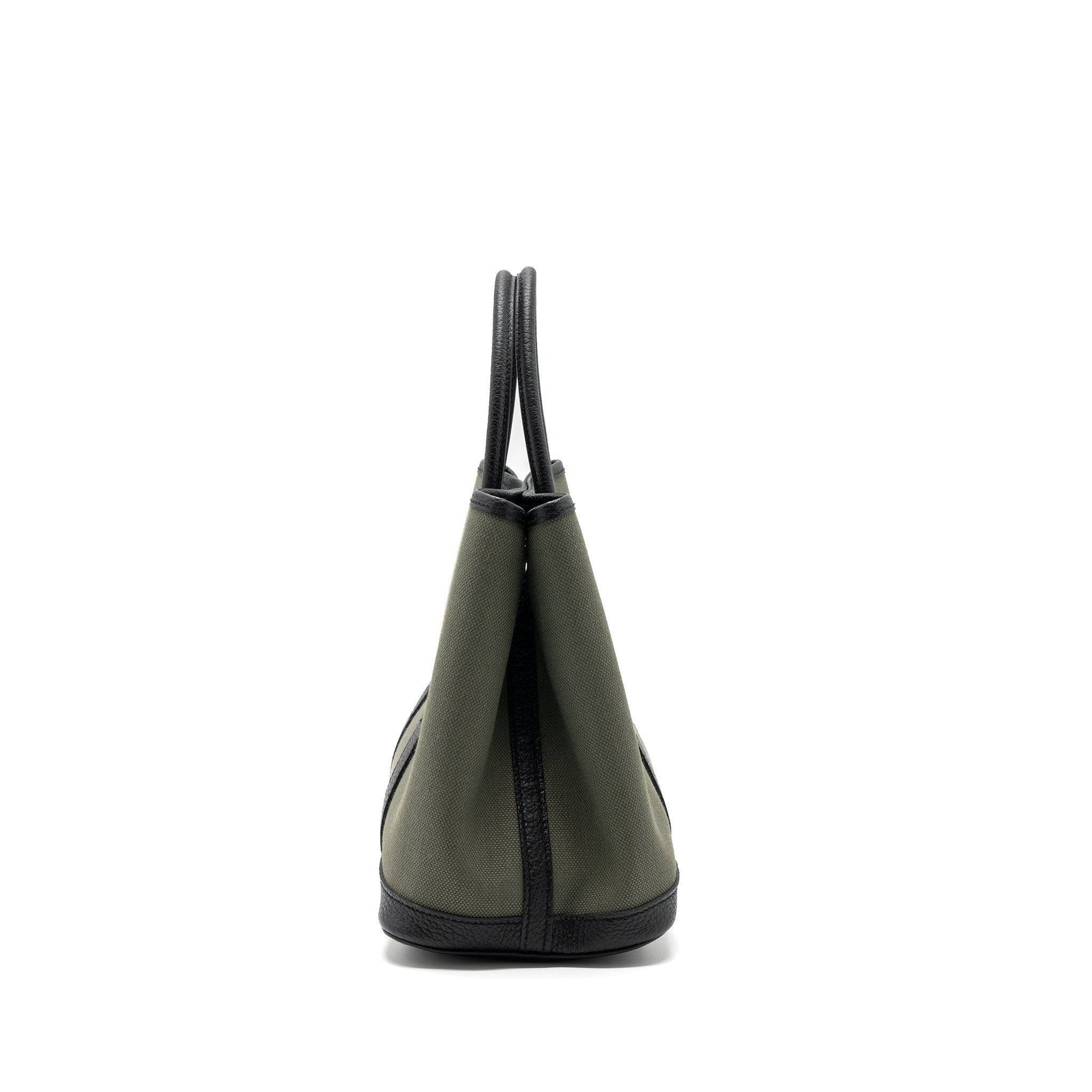 HERMES GARDEN PARTY 30 CANVAS / NEGONDA VERT DE CRIS / BLACK SHW