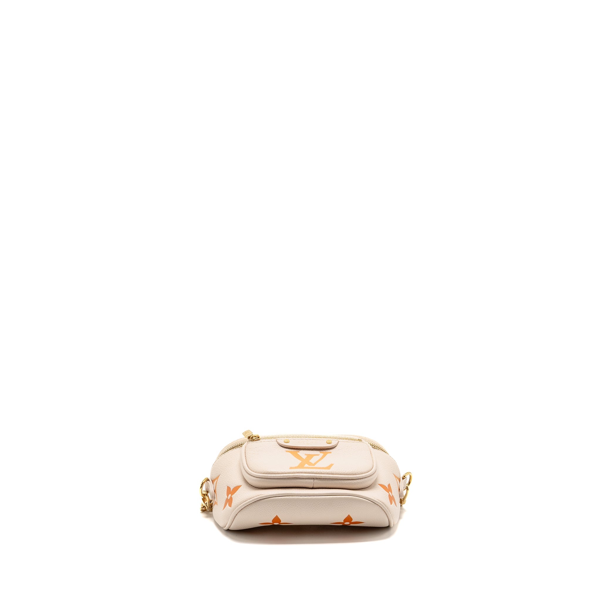 LOUIS VUITTON MINI BUMBAG BY THE POOL EMPREINTE GIANT MONOGRAM LEATHER GRADIENT NEUTRAL GHW