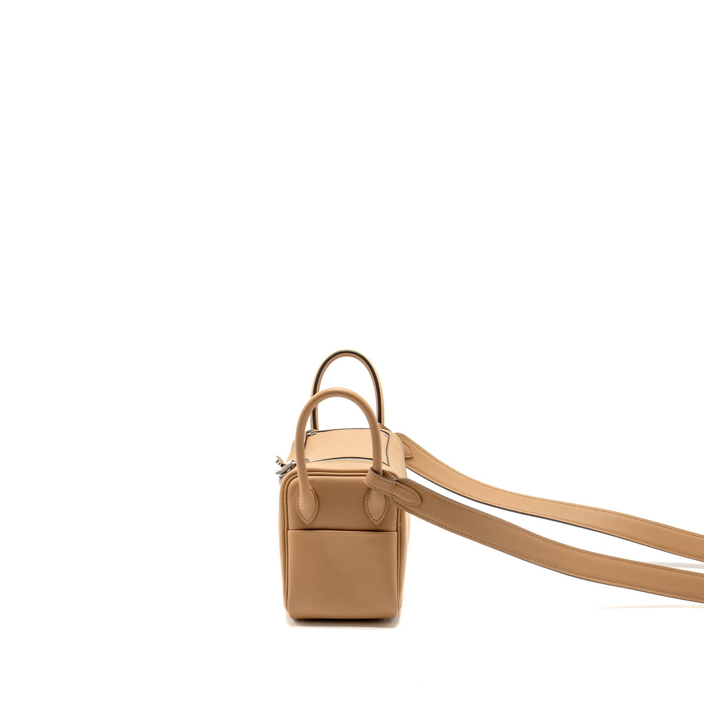 HERMES MINI LINDY SWIFT CHAI/MAUVE SYLVESTRE SHW